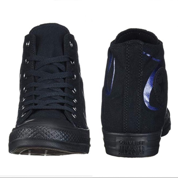 🆕⭐️ Chuck Taylor AS Logo Print Hi Top Trainer BLK - Picture 8 of 14